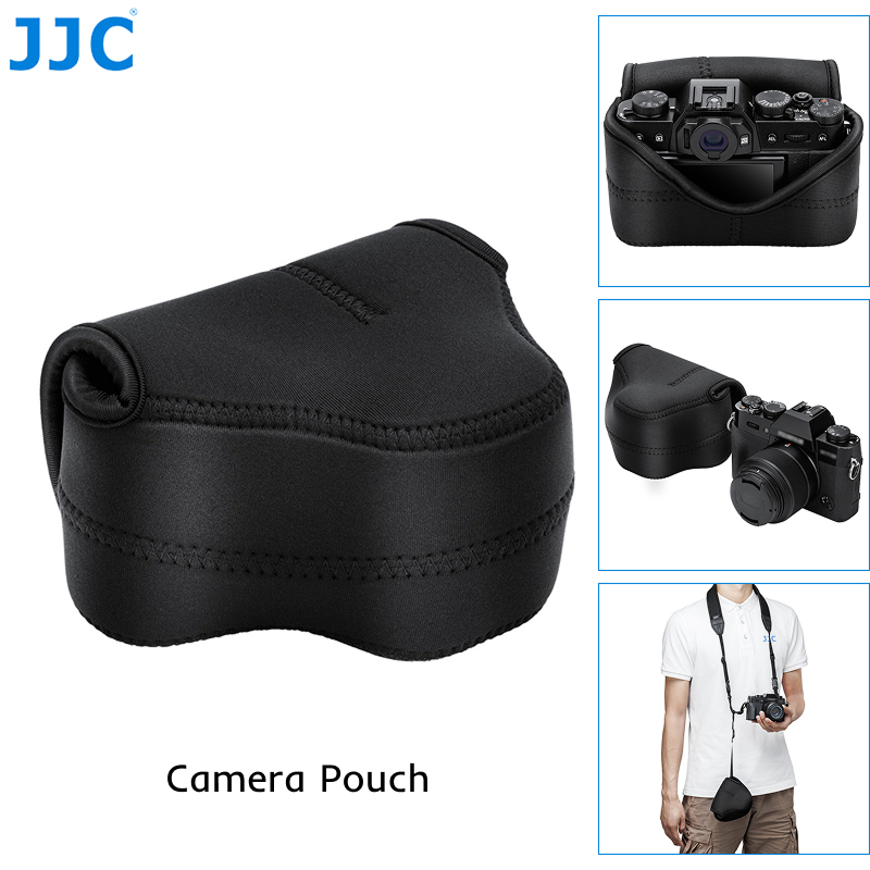 JJC กระเป๋ากล้อง Neoprene กระเป๋าสําหรับ Fujifilm X-T30 III X100V, X100T X-E4 X-T30III X-T30 II X-T20 X-T10 X-A5 X-A3 X4 X-A2 X-A3 X-A2 X-A3 X-A3 X-A2 XE