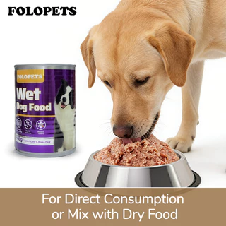 FOLOPETS อาหารสุนัขกระป๋องสุนัขสุนัขหลายรสชาติอาหารเปียกอาหารสัตว์เลี้ยงอินทรีย์ธรรมชาติบริสุทธิ์ 100g/430g