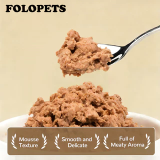 FOLOPETS อาหารสุนัขกระป๋องสุนัขสุนัขหลายรสชาติอาหารเปียกอาหารสัตว์เลี้ยงอินทรีย์ธรรมชาติบริสุทธิ์ 100g/430g