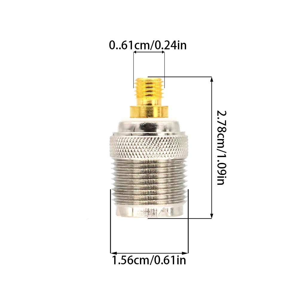 UHF SO239 หญิงแบน M6 อะแดปเตอร์เชื่อมต่อสําหรับ Motorola GP88 GP300 GP328 GP68 GP140 GP200 GP280 RF 