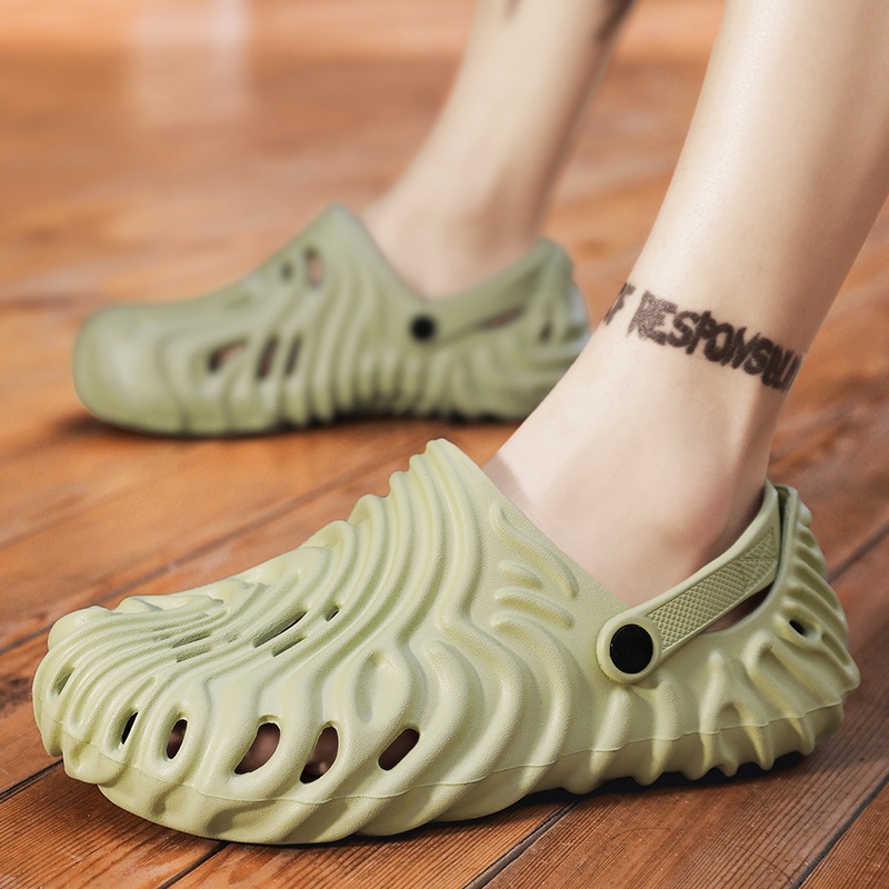 รองเท้าแตะ HOKA Style Clog สําหรับผู้ชายผู้หญิง | รองเท้าแตะ อีวา น้ําหนักเบา | รองเท้าสระน้ําชายหาด | รองเท้าลําลองกันลื่นระบายอากาศ | รองเท้าลุยน้ํากลางแจ้ง ราคา ถูกที่สุด ดีลบีเคเค แกลเลอรีภาพที่ 6