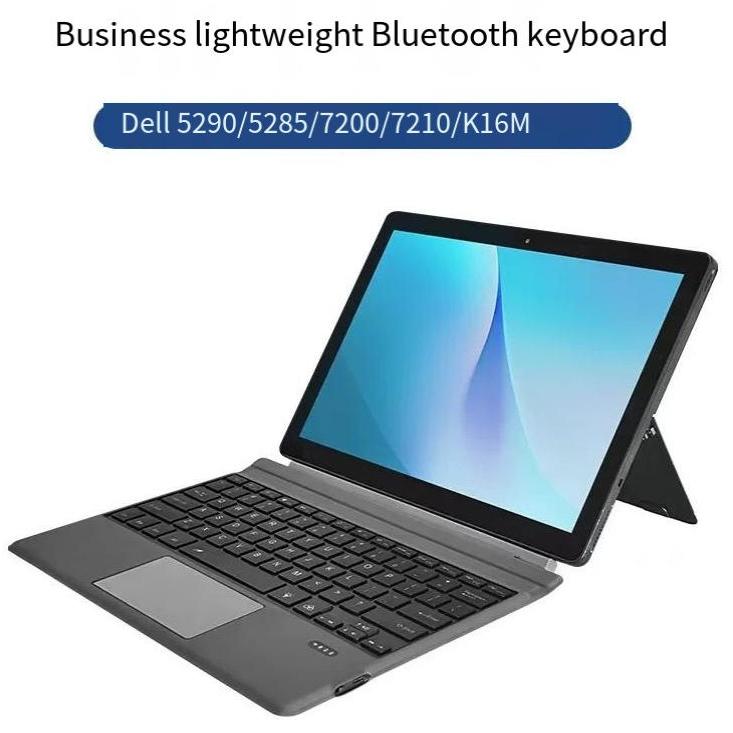 เหมาะสําหรับ Dell Latitude 72007210 5285 5290 K16M คีย์บอร์ดบลูทูธแท็บเล็ต 2 in 1 คอมพิวเตอร์