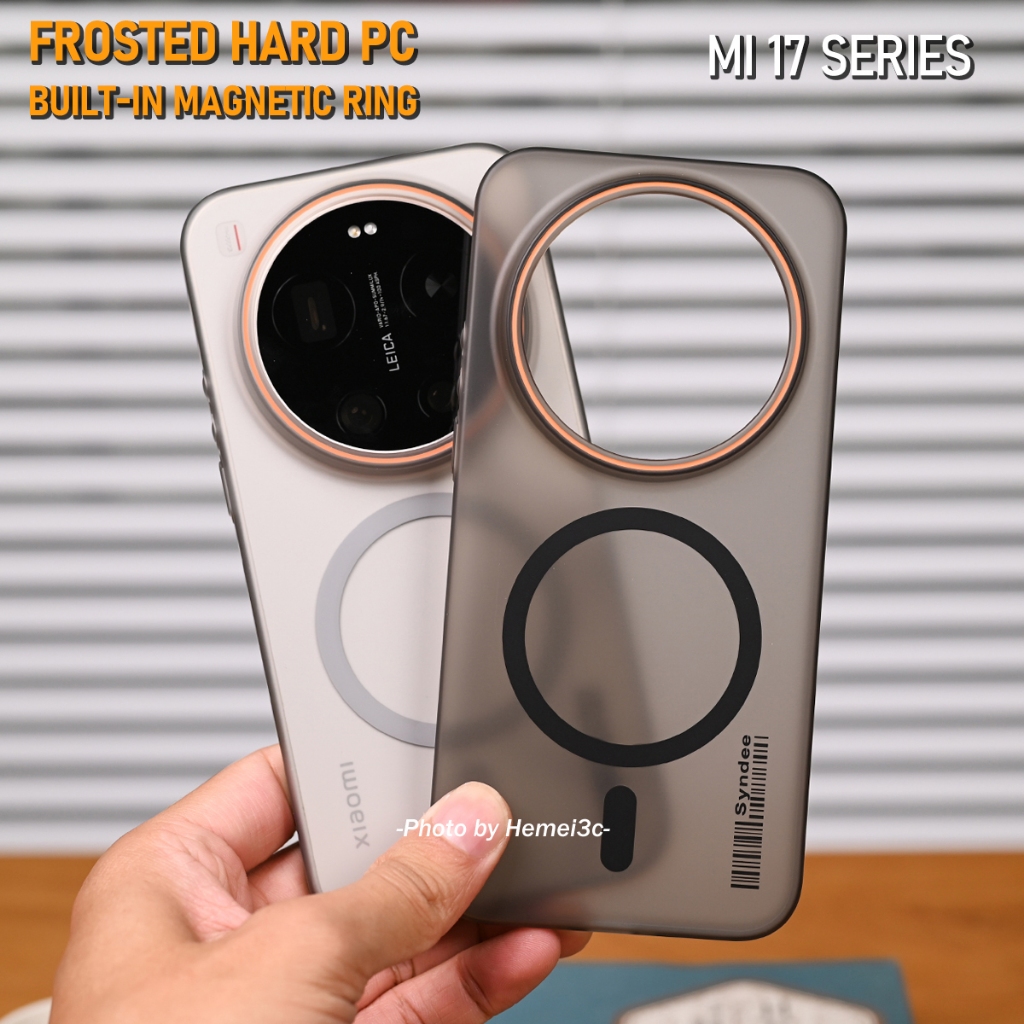 สําหรับ เสี่ยวหมี่ Xiaomi 17 / 17 Ultra / Mi 17 Ultra Leica พิเศษ ไลก้า ปลอกป้องกันสีเหลืองโปร่งใสบางฮาร์ดกรณีโทรศัพท์ปก