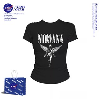 【จัดส่งตลอด24ชั่วโมง】🔥NASA สตรีทสไตล์ ทรงเข้ารูป เสื้อผญ เสื…