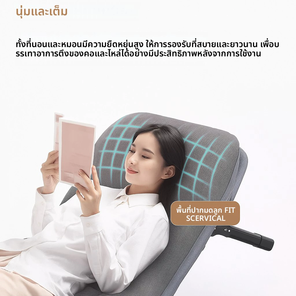 เตียงพับพกพา เตียงสนาม 180cm/200cm สีเทา Folding Bed thumbnail 5