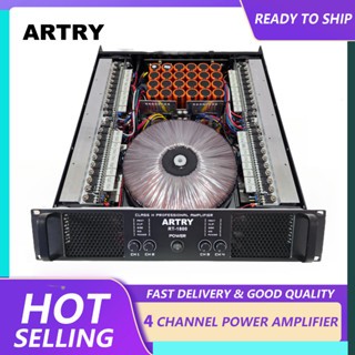 ARTRY RT-1800 เครื่องขยายเสียงมืออาชีพ FOUR ช่อง 2200W กําลังสูง 8 โอห์ม เครื่องขยายเสียง