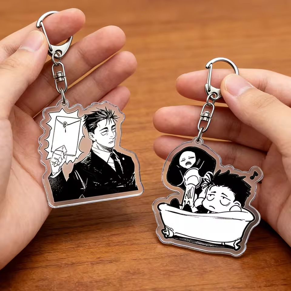 Higuruma อะนิเมะพวงกุญแจอุปกรณ์เสริมกระเป๋า Charm Jjk Hiromi Higuruma Sunflower Manga Keyrings แฟน F