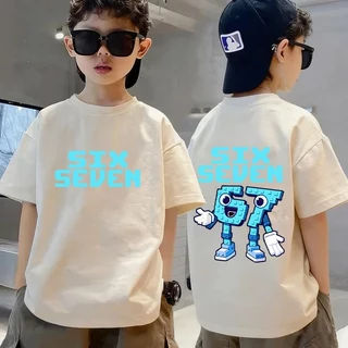 NASA เสื้อยืดเด็ก 67ลายการ์ตูน ผ้าฝ้าย 100% ระบายอากาศดี ดีไซน์เก๋ไก๋และน่าขำ ใส่ได้ทั้งเด็กชาย-หญิง อายุ 1-12 ปี