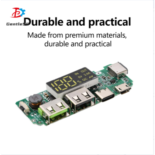 18650 แบตเตอรี่ลิเธียม QC Fast Charging Power Bank DIY BOARD 5V 2.4A Quick Charge Boost Circuit Boar