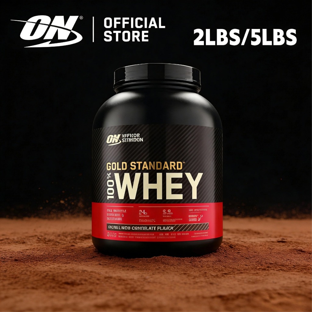 Optimum Nutrition Gold Standard Whey Protein 2lbs/(5LBS-Free Shaker) Micronized Creatine