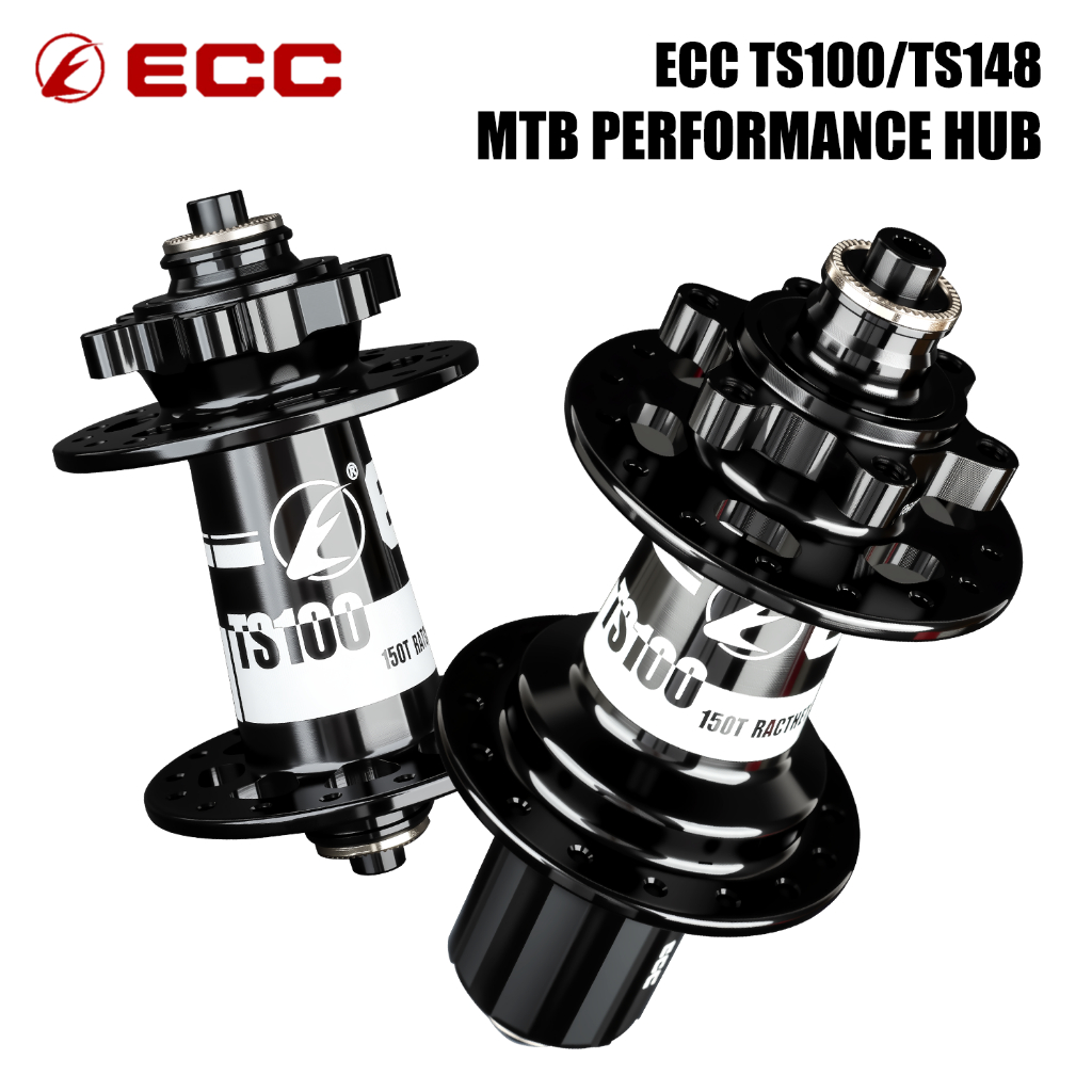 ECC MTB Hub - 150 POE, 32H,6-Pawl 54T, CNC 6061 อลูมิเนียม, แผ่น 6-Bolt, Ultra-Light 450g, 4 สี MTB 