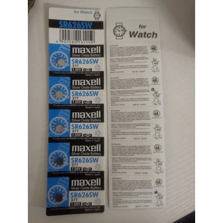 แบตเตอรี่ Maxell SR626/377/621/364/920/371/927/395/LR44/41/1130