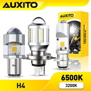 AUXITO 1PCS T19 P15D H4 H6 LED ไฟหน้าสําหรับรถจักรยานยนต์ ไฟ…