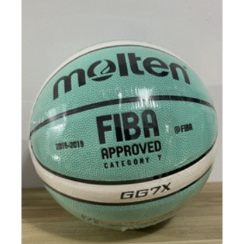 บาสเกตบอล Molten รุ่นBG4500, BG3800, BG5000 ได้รับการรับรองจากFIBA ผลิตจากหนังPUคุณภาพดี