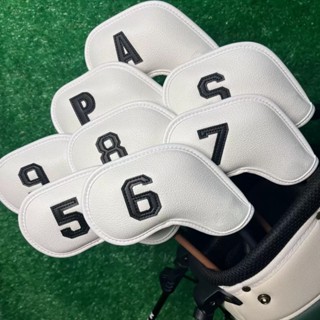 ✨   ชุดป้องกันเหล็กปักสองด้านสไตล์เกาหลีใหม่ สีขาว สำหรับกอล…