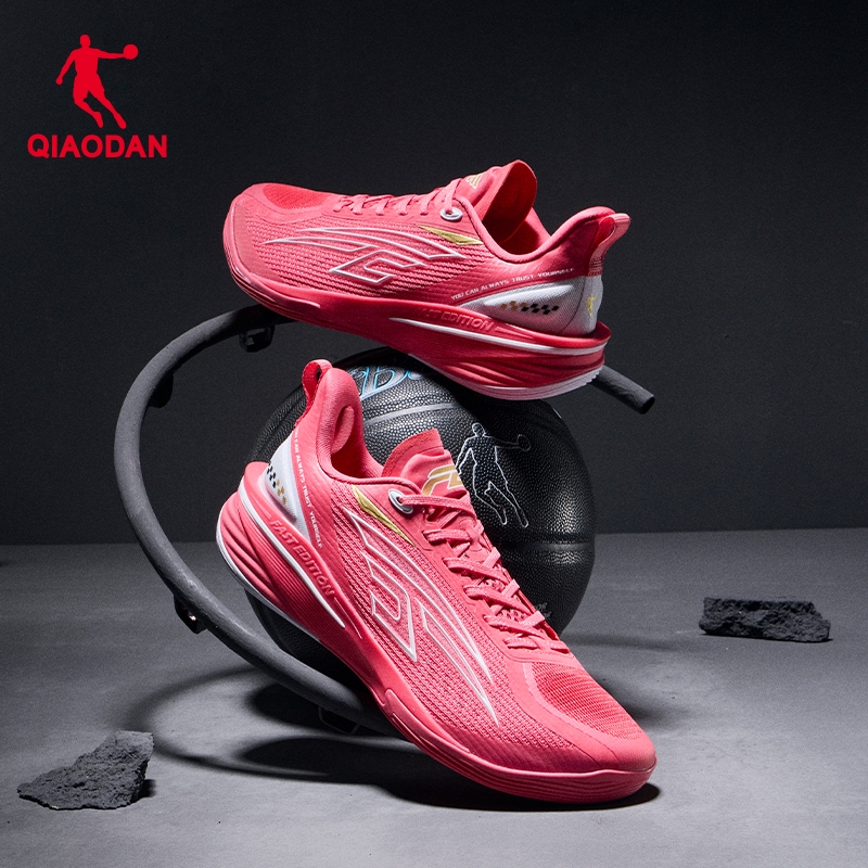 รองเท้าบาสเก็ตบอลผู้ชาย Qiaodan FE 4.0 Spike Professional ดูดซับแรงกระแทกดี มั่นคง QXA013262101