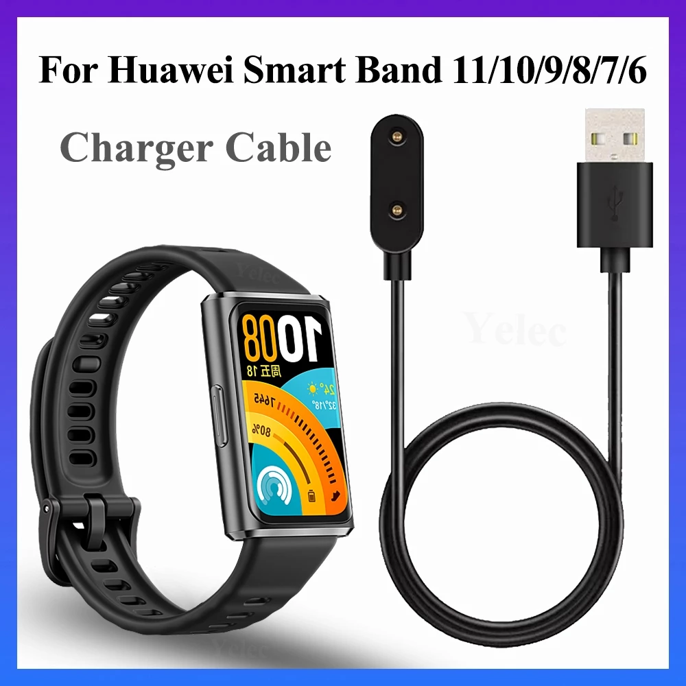 สายชาร์จสําหรับ Huawei Band 11 Pro/11/10/9/8, ผู้หญิงผู้ชาย USB Charger สําหรับ Huawei Smart Band 7/6 Pro/6