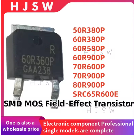 5PCS 100% ใหม่ 50R380P 60R380P 60R580P 60R900P 70R600P 70R900P 80R900P SRC65R600E MMD60R380P MMD60R5