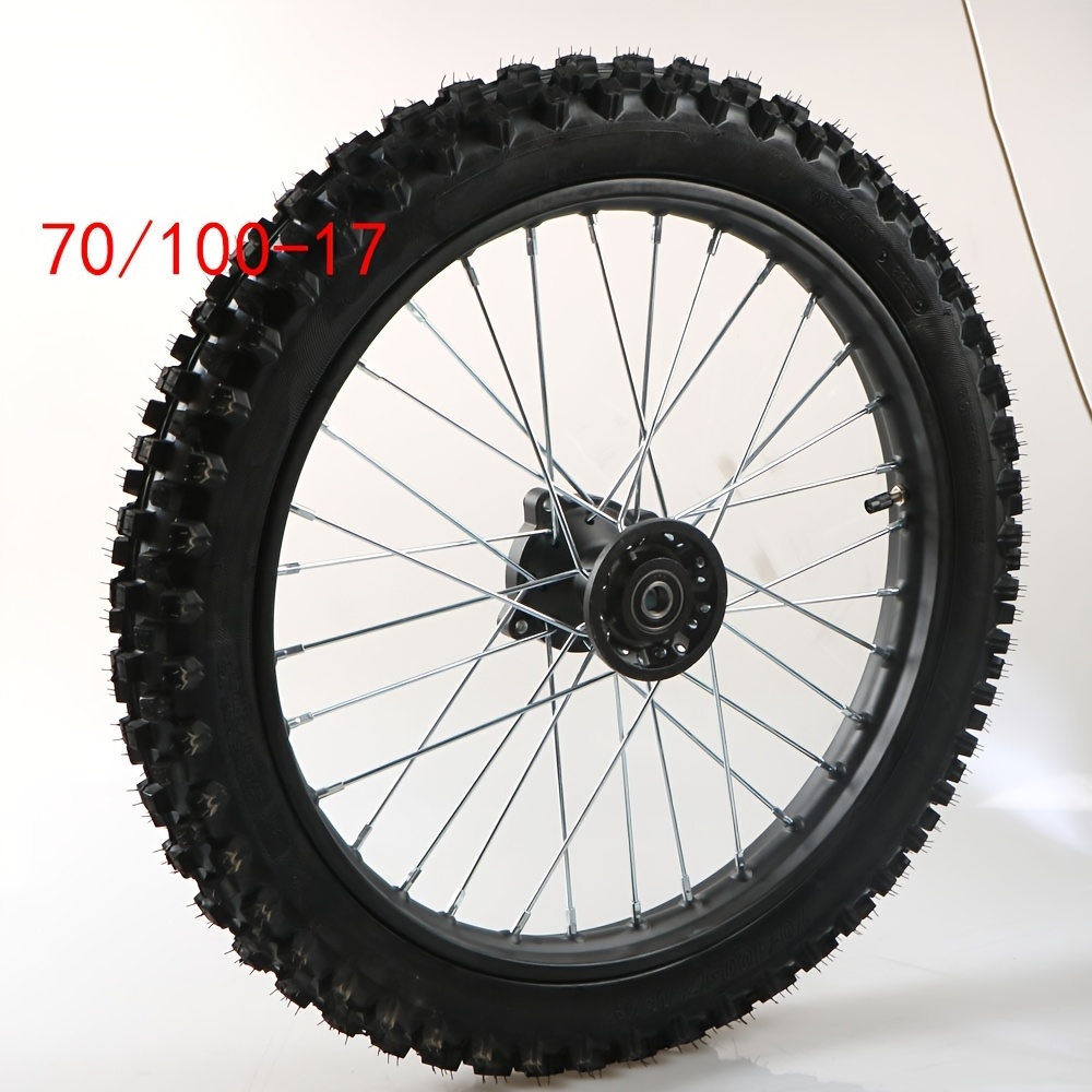 17 ล้อหน้า 70/100-17 ยางยางใน 2.75-17 สําหรับ 125cc 140cc Dirt Pit Bike KLX125 KX85 TTR125 YZ85 YZ80