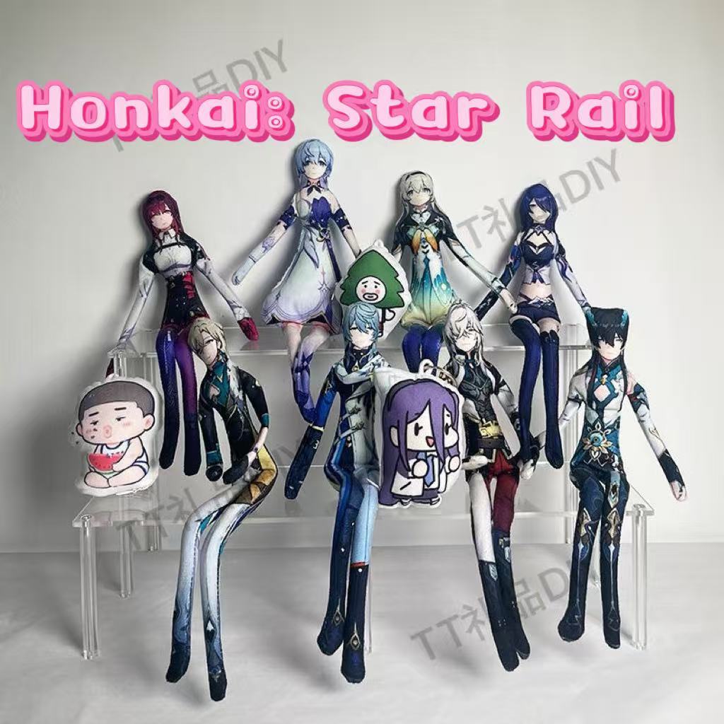 เกม Honkai: Star Rail บทคัดย่อตุ๊กตาตุ๊กตาน่ารักวันอาทิตย์ Aventurine Khaslana Mydei Anaxagoras ตุ๊ก