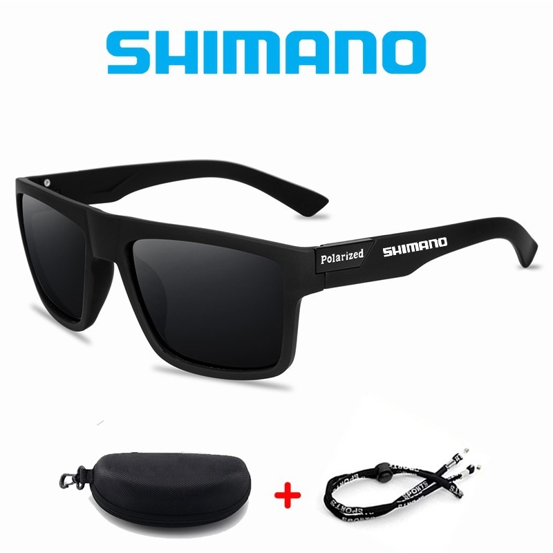 SHIMANO แว่นกันแดด แว่นกันแดดโพลาไรซ์สำหรับผู้ชาย,แว่นตากันแดดคลาสสิกสำหรับใส่ขับรถไปตั้งแคมป์ปีนเขา