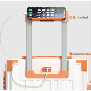 [พร้อมส่งในไทย] กระเป๋าเดินทาง 20/24 นิ้ว Suitcase ขนาดเต็ม หลายสี baggage luggage