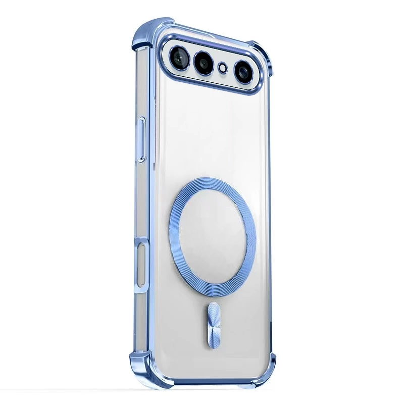 สําหรับเคสโทรศัพท์ VIVO X200 X300 FE สี่มุมป้องกันการตก, โปร่งใสสูง, แม่เหล็กดูด, เปลือก, ปลอกกระจายความร้อน