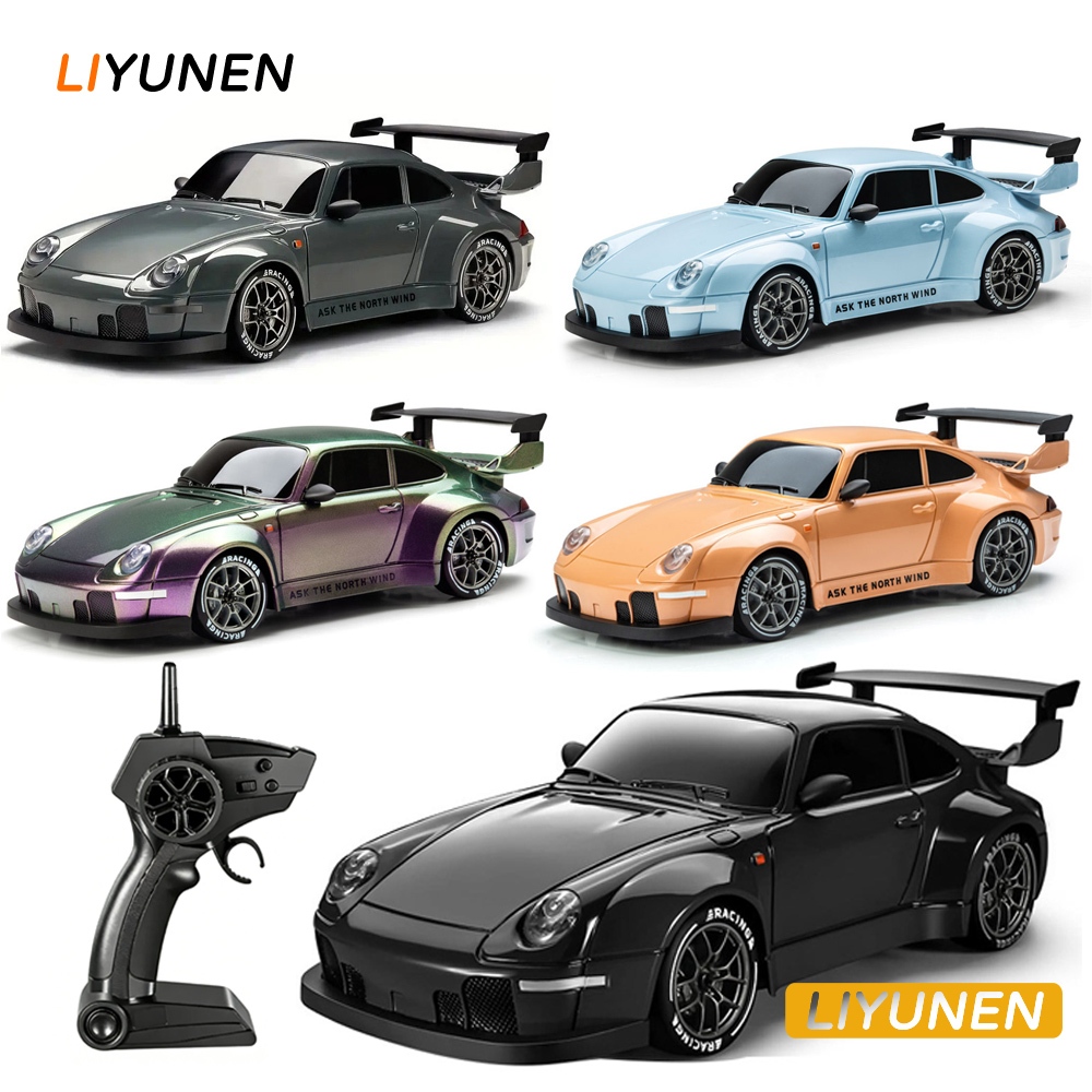 4WD RC Drift รถ 2.4G รีโมทคอนโทรลความเร็วสูง Racing Porsche รุ่น GTR รถของเล่นสําหรับเด็กเด็กคริสต์มาสของขวัญของเล่น