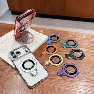 เคสสําหรับRedmi 15Cซิลิโคนสีคู่ขั้นสูงป้องกันการตกผิวเคสโทรศัพท์เนื้อความงามฟรีถึงที่วางโทรศัพท์พื้นผิวโลหะผสม