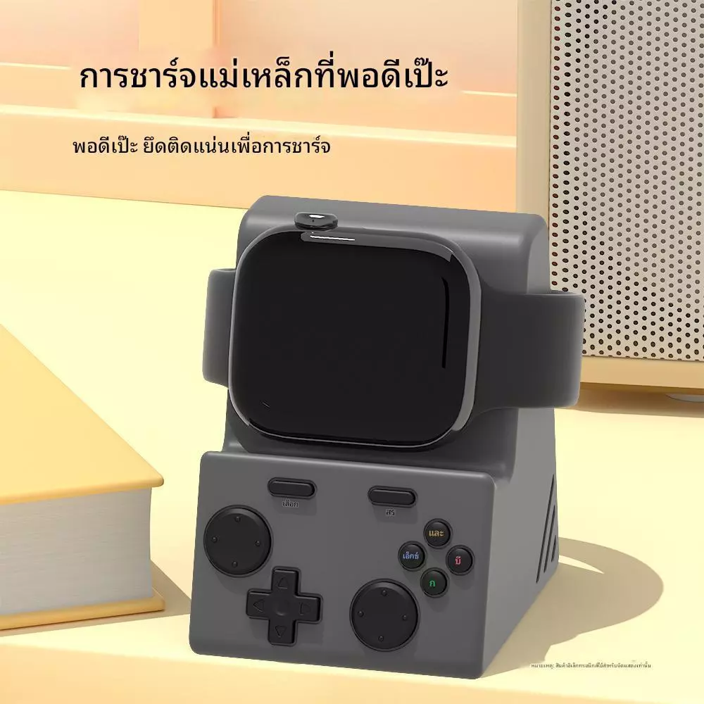 เหมาะสําหรับ apple watch Series, แท่นชาร์จแม่เหล็ก, ขาตั้งซิลิโคนกันกระแทก, ที่เก็บของแบบฝังประหยัดพื้นที่, องค์กรโต๊ะหรูหราสําหรับ Ultra 2