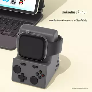 เหมาะสําหรับ apple watch Series, แท่นชาร์จแม่เหล็ก, ขาตั้งซิลิโคนกันกระแทก, ที่เก็บของแบบฝังประหยัดพื้นที่, องค์กรโต๊ะหรูหราสําหรับ Ultra 2