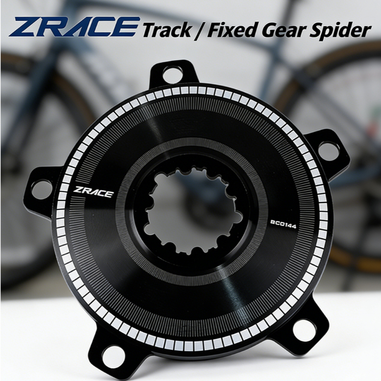 ZRACE ZR-TK1 Track Bikes / Fixed Gear Spider BCD144, BCD 144, Track Spider สําหรับข้อเหวี่ยง 3 รูโดย