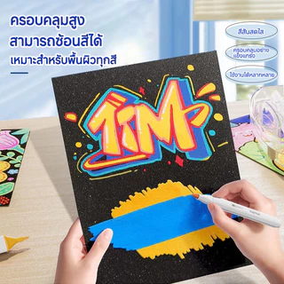 ปากกาอะคริลิค ปากกามาร์คเกอร์ สีอะคริลิค 12สี/24สี/36สี/48สี/60สี/80สี/120สี acrylic marker ปากกา marker กันน้ำ เขียนได้ทุกพื้นผิว เขียนแก้ว /พลาสติก/ไม้/เหล็ก/กระจก/ผ้า สีเมจิก เมจิก เคมี แก้ว