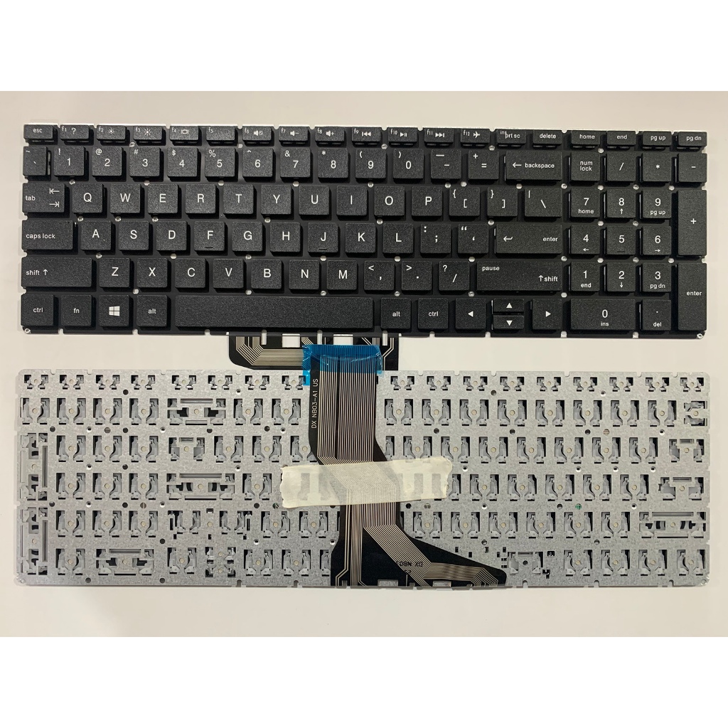 US แป้นพิมพ์แล็ปท็อปสําหรับ HP 17-AK 17-BS 17-AR 15T-BR 15Q-BY 250 G6 255 G6 256 G6 258 G6 15-CD 15-