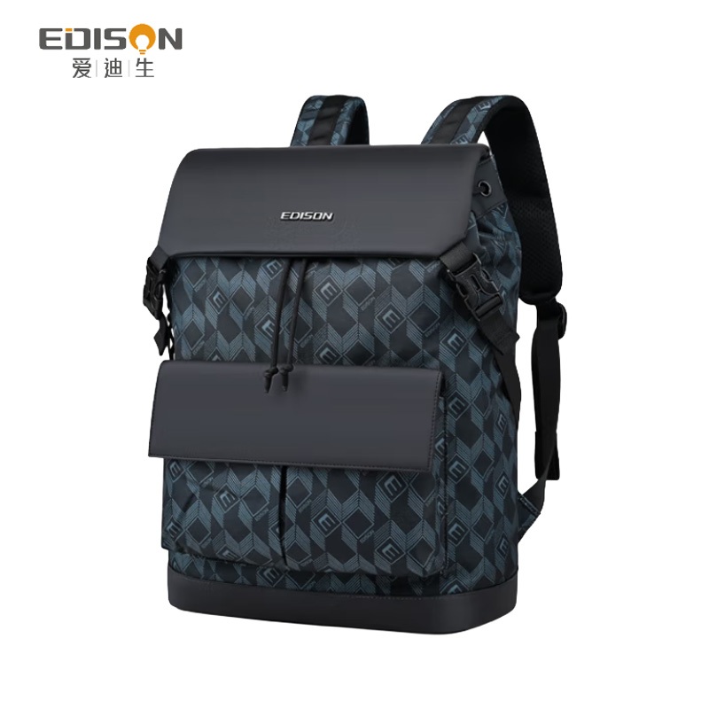 EDISONกระเป๋าธุรกิจ ทรЕНด 2026 ทำงานยืดหยุ่น สีดำ/เทา น่ารักสไตล์ออฟฟิศ มืออาชีพกระเป๋าธุรกิจ นิวตรัล สไตล์มืออาชีพ ใส่เอกสาร/โทรศัพท์/แล็ปท็อป พอดีไซส์