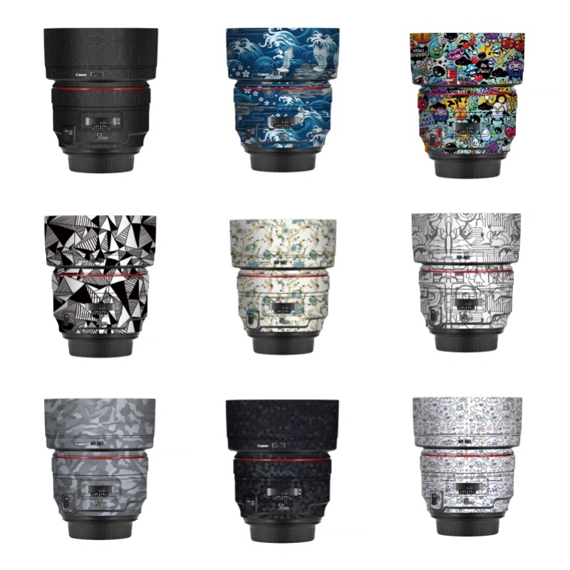 สติกเกอร์ป้องกันเลนส์กล้อง Canon เหมาะสำหรับสติกเกอร์เลนส์ Canon EF50f1.2L ฟิล์มป้องกันเลนส์ อุปกรณ์เสริมเลนส์กล้อง สติกเกอร์เลนส์ สติกเกอร์ผิวเลนส์ Canon EF50f1.2L