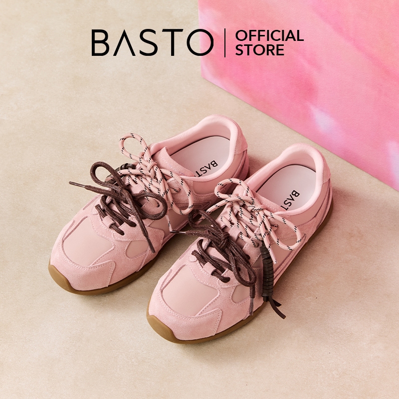 BASTO Women's Ballet Sneakers รองเท้าบัลเล่ต์ รองเท้าผ้าใบ D3925