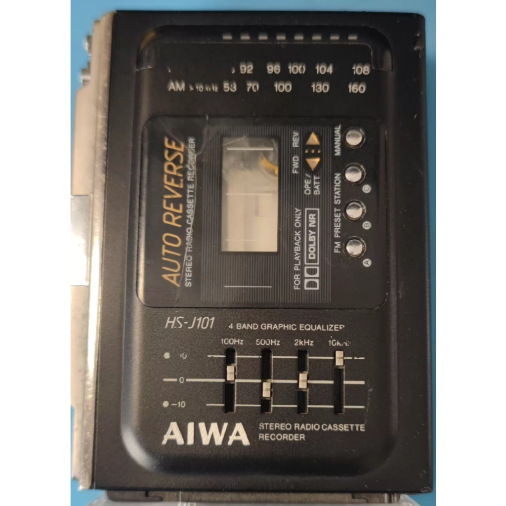 Aiwa aiwa j10 เครื่องเทป Walkman