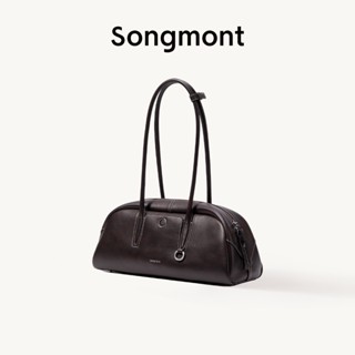 Songmont Yore Toast Bag กระเป๋าสะพายไหล่สําหรับสตรีหนังทรงบา…
