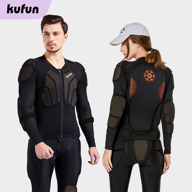 KUFUN ชุดเกราะสกี_unisex_ ป้องกันการลื่นไถล กางเกงสะโพกสำหรับสกีและสโนว์บอร์ด