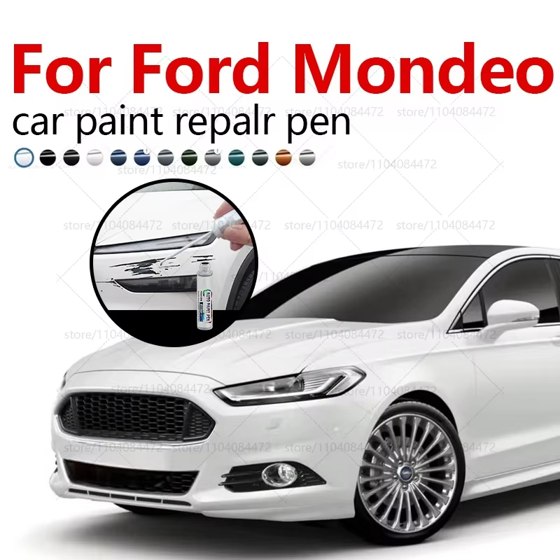 สําหรับ Ford Mondeo 2000-2025 CD334 CD391 CD541 ปากกาซ่อมสีสีดํา UM JAYC สีขาว 5BWG VJ สีเทาสีฟ้าสีแ