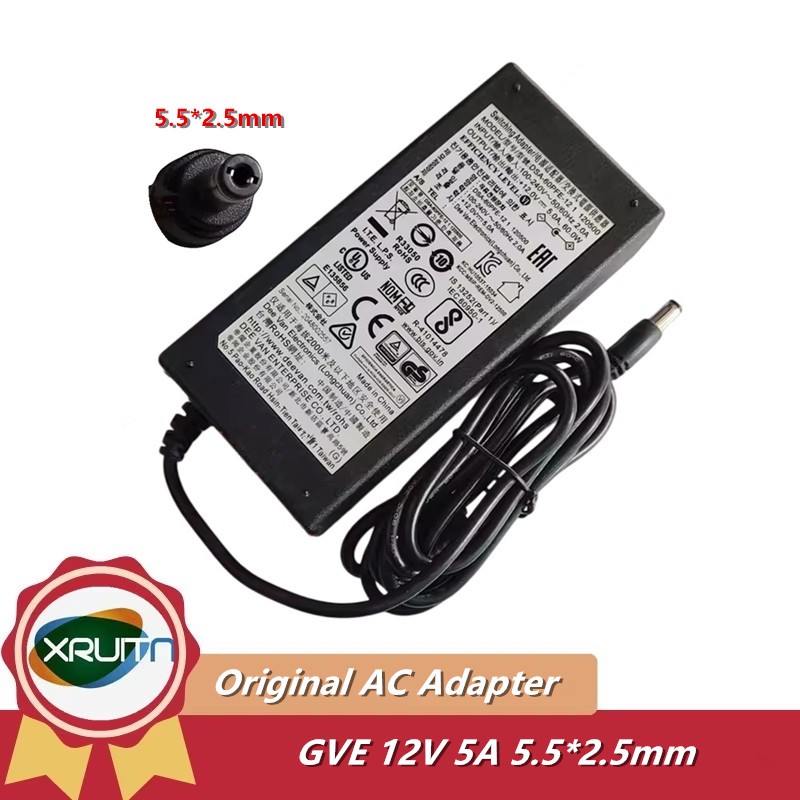 ของแท้ 12.0V 5.0A 60.0W 5.5x2.5mm DSA-60PFE-12 1 120500 DSA-60PFB-12 1 120500 อะแดปเตอร์สลับ AC สําห