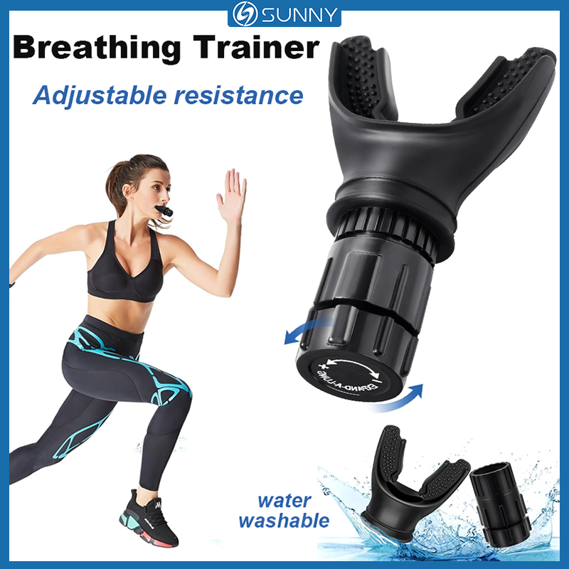 SunnyFit เครื่องฝึกหายใจแบบปรับระดับได้ สร้างความต้านทานและความอดทนในการหายใจอย่างมีประสิทธิภาพ