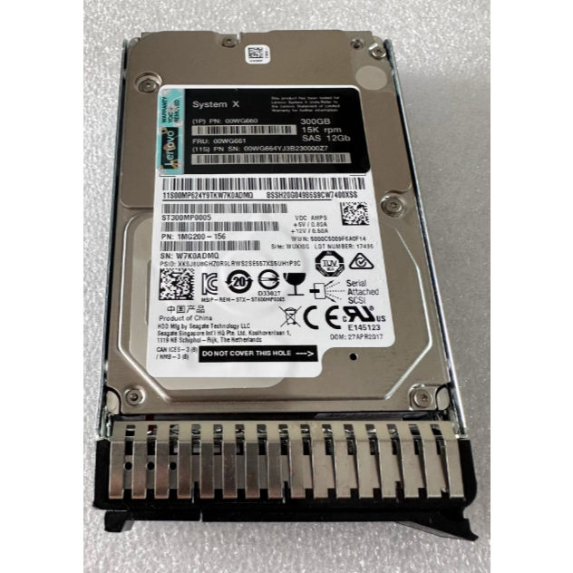 สําหรับ Lenovo 00WG660 00WG661 00WG664 300G 15K 2.5 SAS 12GB server hard drive