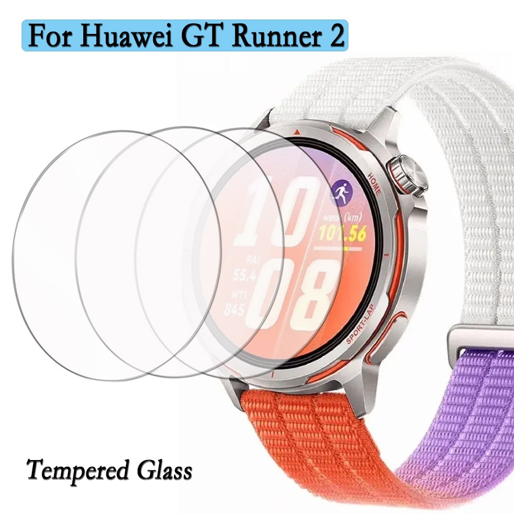 3ชิ้น/ล็อต9Hพรีเมี่ยมกระจกนิรภัยสําหรับHuawei GT Runner 2หน้าจอHD/Scratchทนป้องกันฟิล์มสําหรับHuawei GT Runner 2