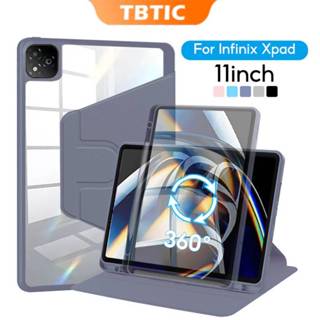 Tbtic สําหรับ Infinix XPAD กรณี 360 หมุนสําหรับเด็กพร้อมปากก…