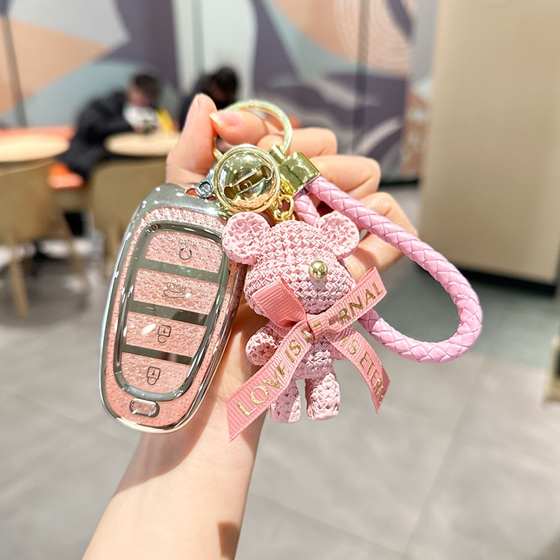 สําหรับ Hyundai staria เคสกุญแจรถ tpu กระเป๋ากุญแจ 4/7 ปุ่มสําหรับพวงกุญแจฝาครอบกุญแจ Hyundai staria