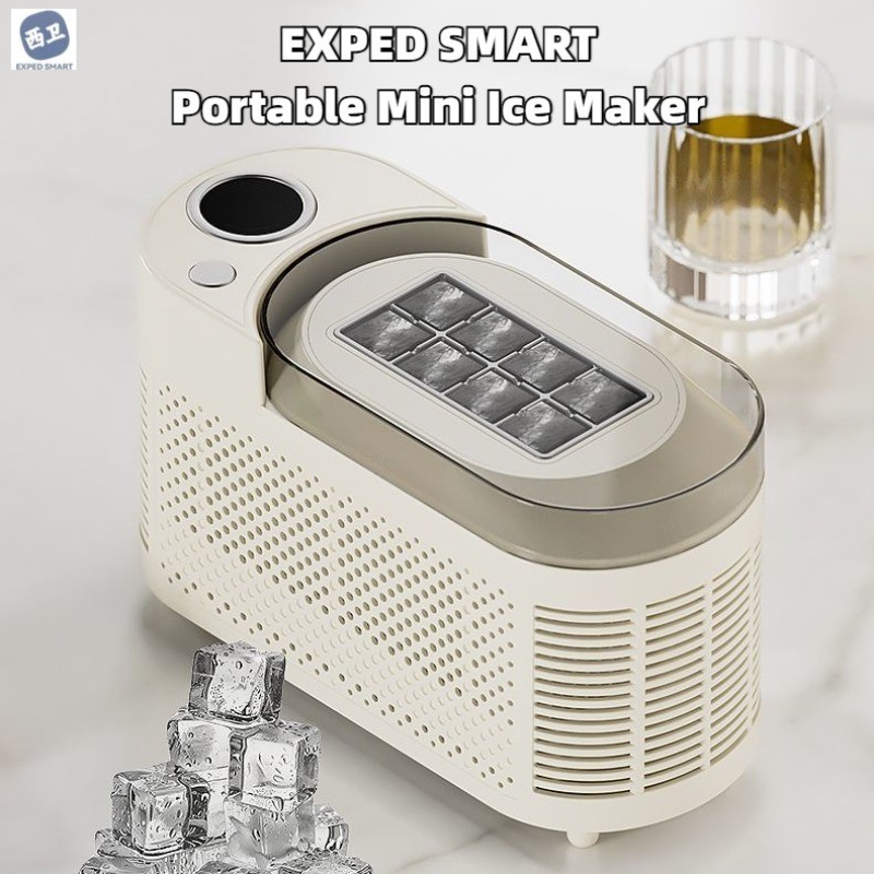 Exped SMART เครื่องทําน้ําแข็งขนาดเล็กแบบพกพาเครื่องทําน้ําแข็งรถขนาดเล็กเดสก์ท็อปหอพักในครัวเรือน F