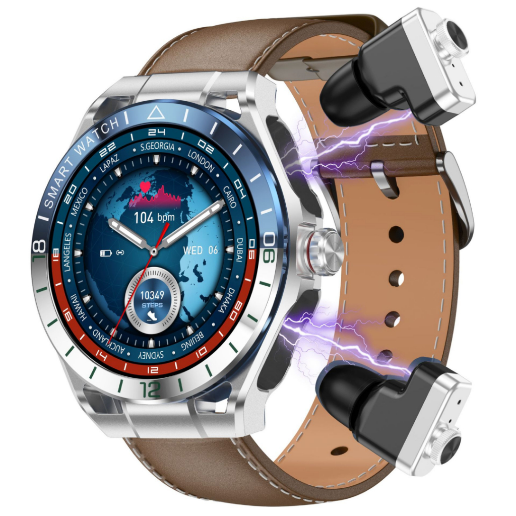 ใหม่ T95E สมาร์ทวอท์ชพร้อมหูฟัง 1.52 HD หน้าจอสี Smartwatch เครื่องบันทึกกีฬา Heart Rate Sleep Monit