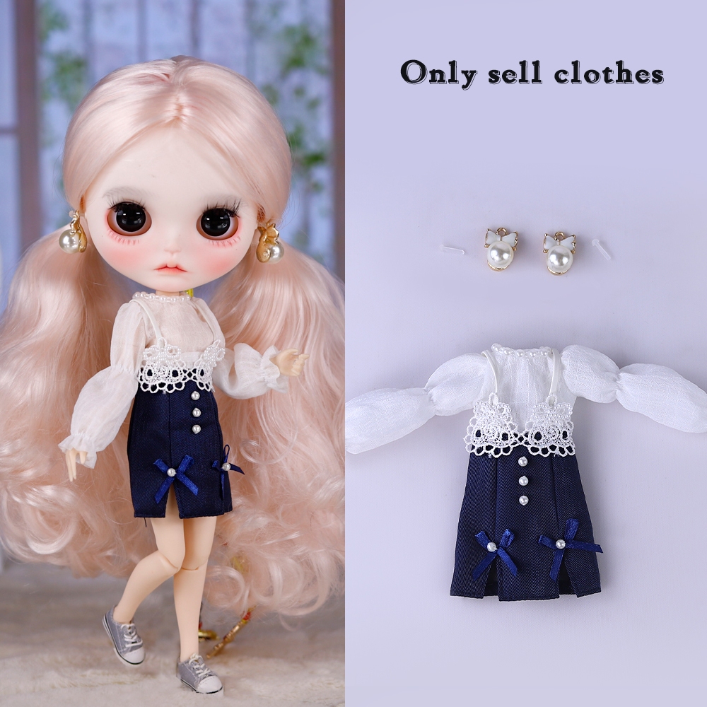 เสื้อผ้าตุ๊กตา DBS Blythe ไม่มีตุ๊กตาและรองเท้า